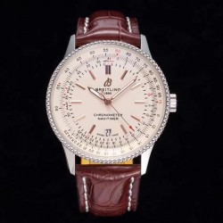 Navitimer Automatic 41mm TF SS White Dial 2824