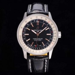 Navitimer Automatic 41mm TF SS Black Dial 2824