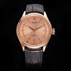 Cellini Date 50505 GMF Rose Gold Rose Dial 3165