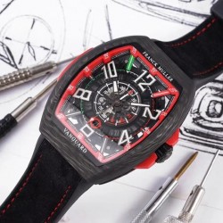 Vanguard Racing Skeleton TWF Forged Carbon Red Dial Seiko NH35A