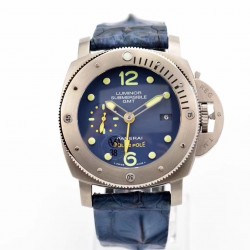 Luminor Submersible GMT Special Edition Pole2Pole PAM719 VSF Titanium Blue Dial P9001 V2