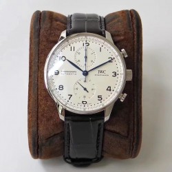 Portugieser Chrono Edition 150 Years IW371602 ZF SS White Dial 69355