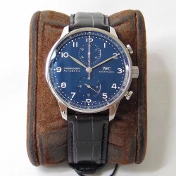 Portugieser Chrono Edition 150 Years IW371601 ZF SS Blue Dial 69355