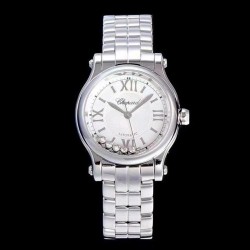 Happy Sport 36mm Automatic YF Ladies SS Silver Dial 2892