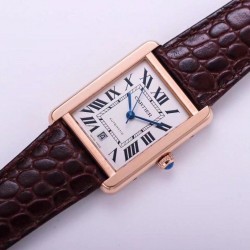 Tank Solo 41mm Automatic V9F Rose Gold White Dial M9015
