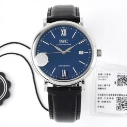 Portofino Automatic 150 Years IW356518 ZF SS Blue Dial M9019