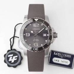 HydroConquest ZF SS Anthracite Dial Grey Rubber Strap 2824