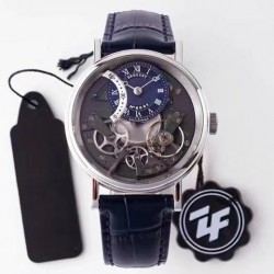 Tradition 7097BB/GY/9WU ZF SS Blue Skeleton Dial 505 SR1