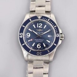 Superocean Automatic 44 TF SS Blue Dial 2824 V2