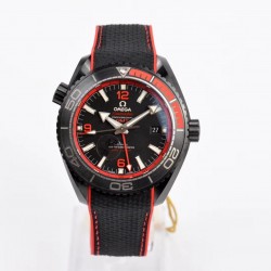 Seamaster Planet Ocean 600M GMT Deep Black In Red 45.5mm VSF Ceramic Black Dial 8906