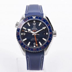 Seamaster Planet Ocean 600M GMT 43.5mm VSF SS Blue Dial 8605
