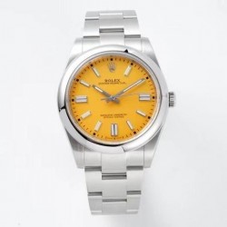 Oyster Perpetual 36 126000 GMF SS 904L Yellow Dial VR 3230