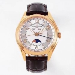 FiftySix Calendar Moonphase ZF Rose Gold Silver Dial 2460