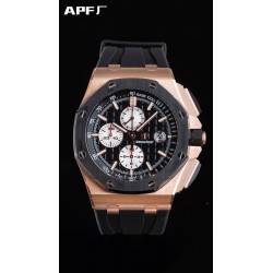Royal Oak Offshore 26401RO APF Rose Gold Plated Black Dial 3126