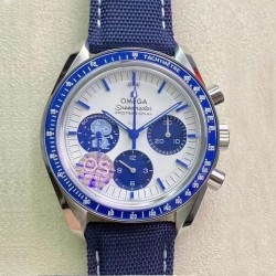 Speedmaster Professional "SILVER SNOOPY AWARD" GSF SS White/Blue Dial 7750
