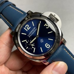 Luminor PAM1085 HWF SS Blue Dial Blue Leather Strap 6497