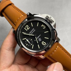 Luminor PAM005 HWF SS Black Dial Brown Leather Strap 6497