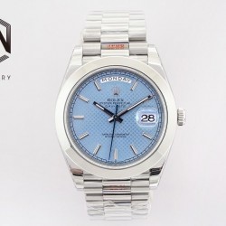 Day-Date 40mm EWF SS 904L Ice Blue Dial 2836
