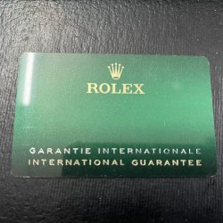Rolex Card Custom Made Rolex Warranty Card with Anti-Forgery Crown and Fluorescent Label