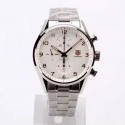 Replica Tag Heuer Carrera Calibre 1887 Stainless Steel White Dial Swiss 1887