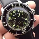Replica Blancpain Fifty Fathoms Flyback Stainless Steel Black Dial Swiss 7750