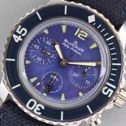 Fifty Fathoms Flyback SS Blue Dial 7750
