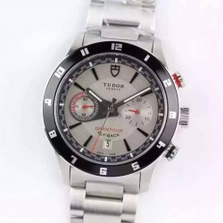 Grantour Fly-Back SS Gray Dial 7750
