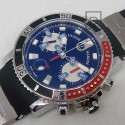 Replica Ulysse Nardin Maxi Marine Diver Chronograph Stainless Steel Black Dial Swiss 7750