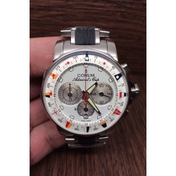 Admiral Cup Chrono SS White Dial 7750