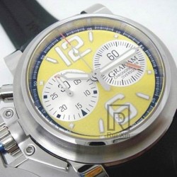 Chronofighter Oversize SS Yellow Dial 7750