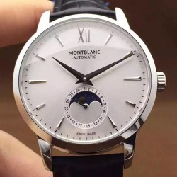 Meisterstuck Heritage Moonphase SS SS Markers White Dial 2914