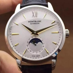 Meisterstuck Heritage Moonphase SS Yellow Gold Markers White Dial 2914
