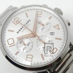 Timewalker Chrono SS Rose Gold Markers White Dial 7750