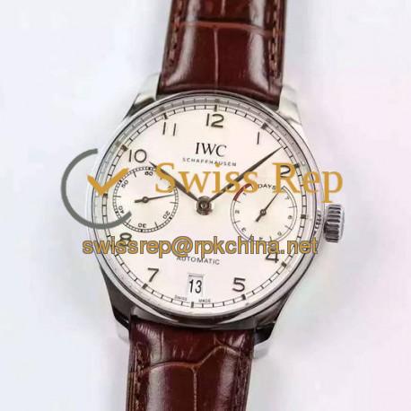 Replica IWC Portuguese IW500704 Stainless Steel White Dial Swiss 52010