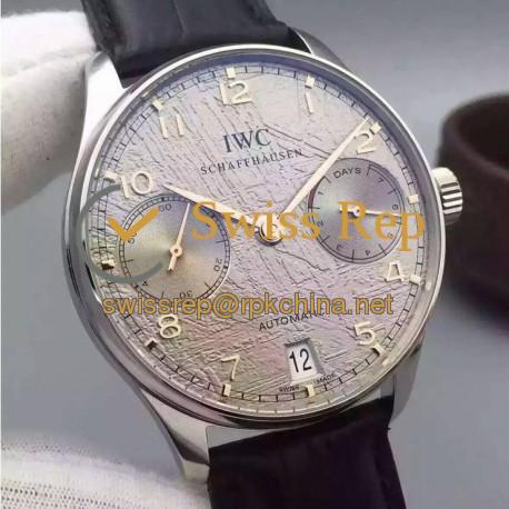 Replica IWC Portuguese IW5001 Stainless Steel Gray Dial Swiss 52010