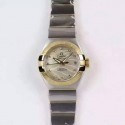 Replica Omega Constellation Double Eagle Lady 27MM Stainless Steel & Yellow Gold Gold Dial Swiss 8520