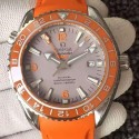 Replica Omega Seamaster Planet Ocean GMT World Premiers Stainless Steel Gray Dial Swiss 8615
