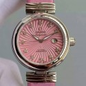 Replica Omega De Ville Ladymatic Stainless Steel Pink Dial Swiss 8520