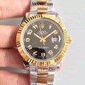 Replica Rolex Datejust 41 126333 41MM NF Stainless Steel & Yellow Gold Black & Arabic Dial Swiss 2836-2