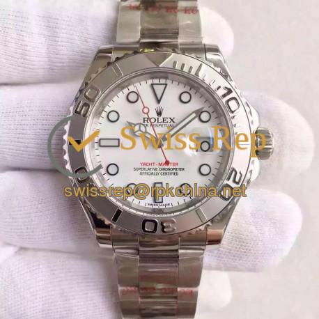 Replica Rolex Yacht-Master 40 116622 JF Stainless Steel White Dial Swiss 2836-2