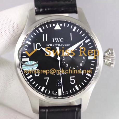 Replica IWC Big Pilot IW500912 2017 ZF Stainless Steel Black & Red Dial Swiss 51111