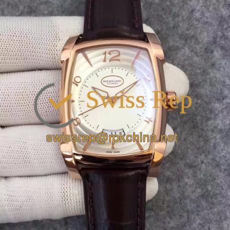 Replica Parmigiani Fleurier Kalpa Grande PFC123-0000102 Rose Gold White Dial Swiss PF331.01