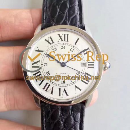 Replica Ronde Solo De Cartier W6701010 42MM TW Stainless Steel White Dial Swiss 2892