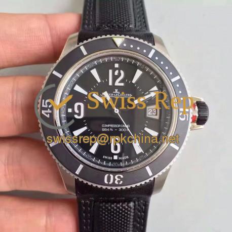 Replica Jaeger-LeCoultre Master Compressor Navy Seals Q2018670 Limited Edition N Stainless Steel Black Dial Swiss 2836-2