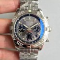 Replica Breitling Chronomat 44 AB011012/F546/375A JF Stainless Steel Grey Dial Swiss 7750