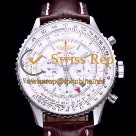 Replica Breitling Navitimer GMT AB044121/G783/756P/A20BA.1 JF Stainless Steel White Dial SWISS 7753