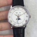 Replica Blancpain Villeret 6654A-1127-55B BF Stainless Steel White Dial Swiss 6654