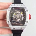 Replica Richard Mille RM27-02 Forged Carbon Black & Skeleton Dial M9015