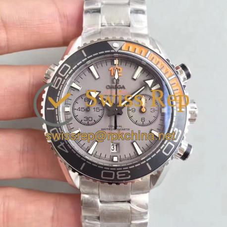 Replica Omega Seamaster Planet Ocean 600M Chronograph 215.90.46.51.99.001 JH Stainless Steel Grey Dial Swiss 9900