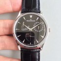 Replica Jaeger-LeCoultre Master Ultra Thin Reserve de Marche 1378480 ZF Stainless Steel Black Dial Swiss Caliber 938